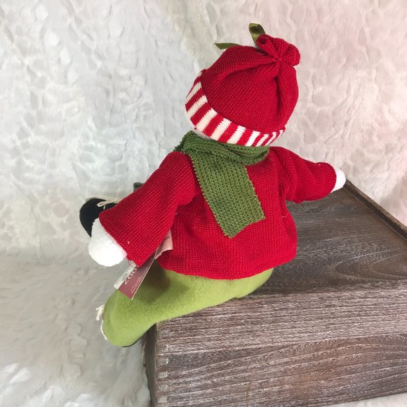 Retro 2007 shelf sitter snowman Bon Ton Tag - Picture 5 of 5